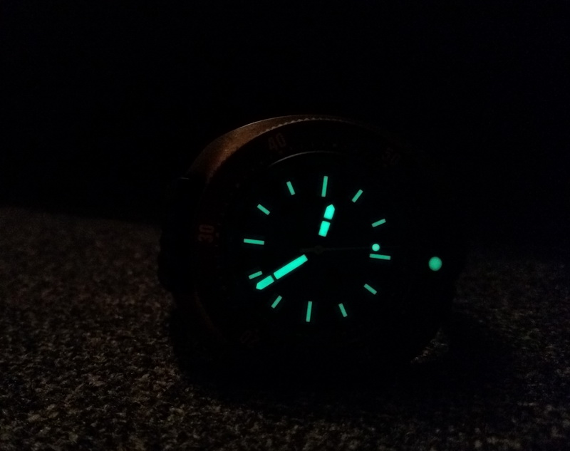 Bronze watch patina cleaning