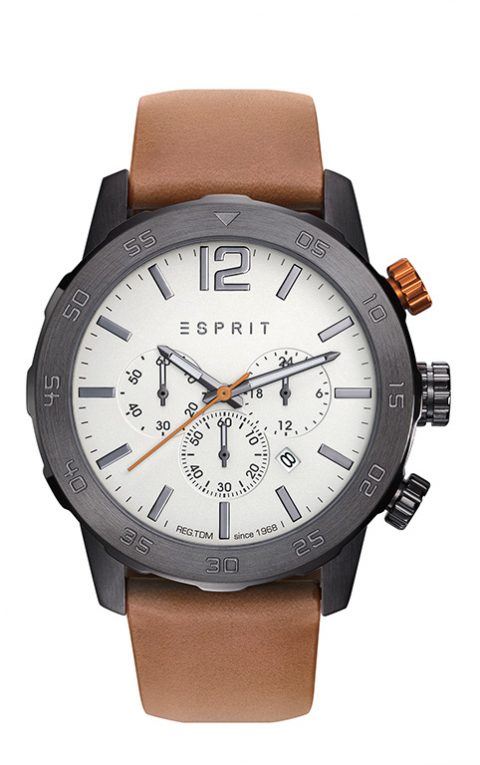 Esprit Brown Leather Chronograph : ใหญ่สะใจ 47 มม.