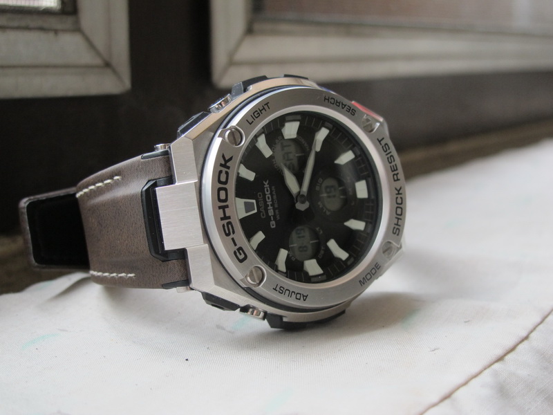 Casio G-Shock GST-S130L-1A : G-Steel เจอสายหนัง