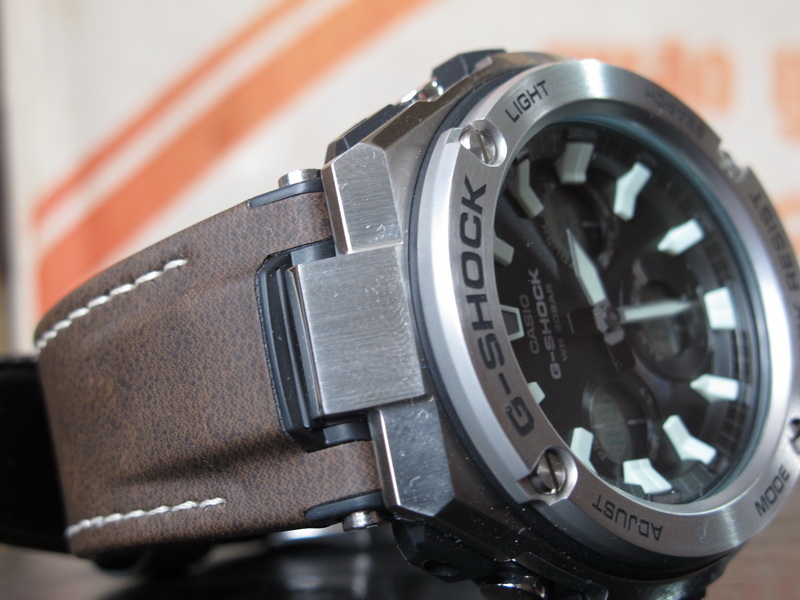 Casio G-Shock GST-S130L-1A : G-Steel เจอสายหนัง