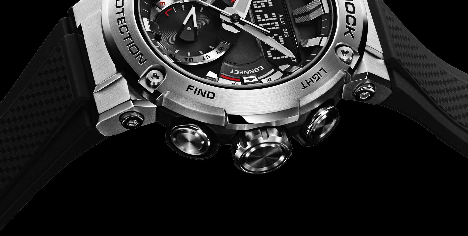 Casio G-Shock G-Steel GST-B200 รุ่นใหม่ตัวเรือนคาร์บอนผสมเหล็ก Casio G-Shock G-Steel GST-B200