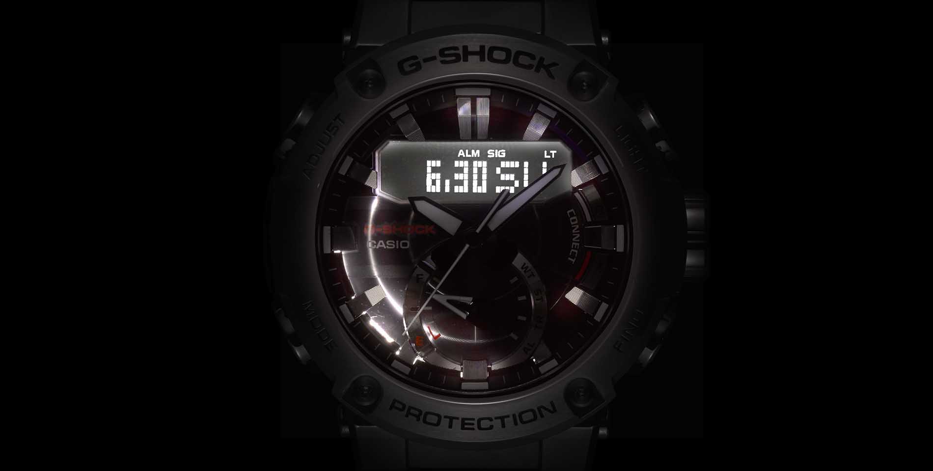 Casio G-Shock G-Steel GST-B200 รุ่นใหม่ตัวเรือนคาร์บอนผสมเหล็ก Casio G-Shock G-Steel GST-B200