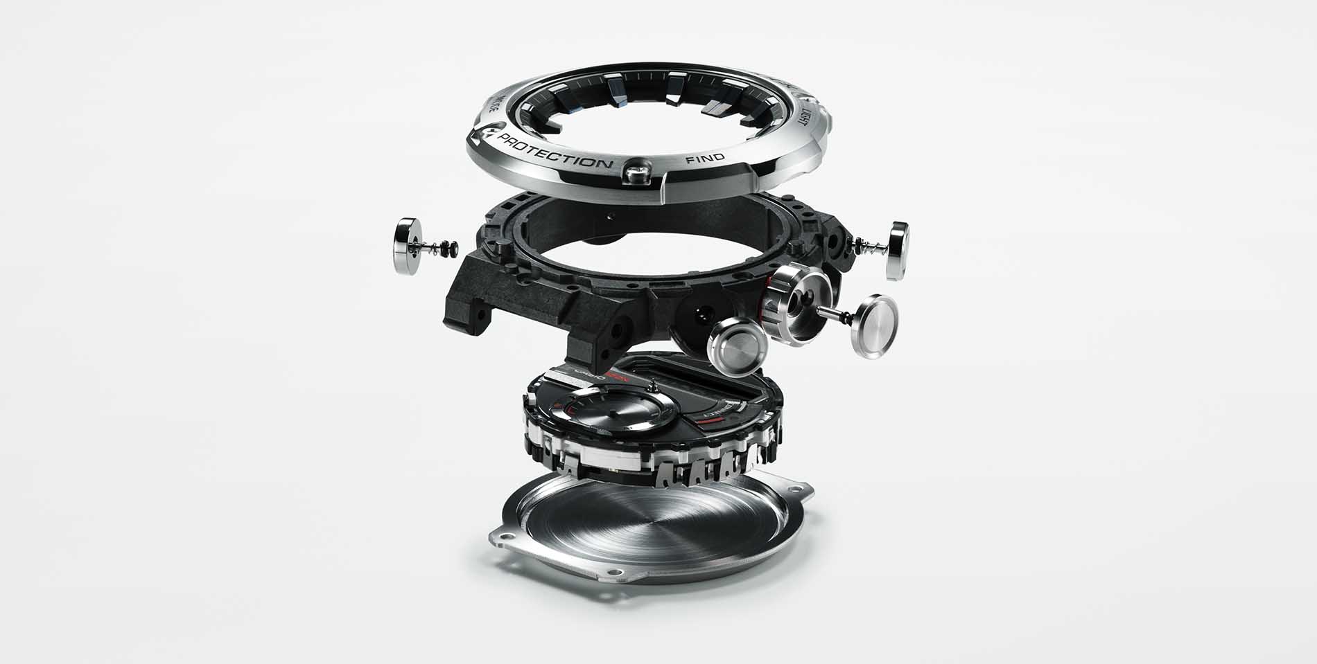 Casio G-Shock G-Steel GST-B200 รุ่นใหม่ตัวเรือนคาร์บอนผสมเหล็ก Casio G-Shock G-Steel GST-B200