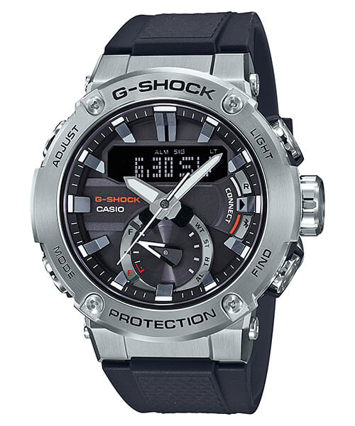 Casio G-Shock G-Steel GST-B200 รุ่นใหม่ตัวเรือนคาร์บอนผสมเหล็ก Casio G-Shock G-Steel GST-B200