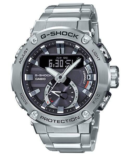 Casio G-Shock G-Steel GST-B200 รุ่นใหม่ตัวเรือนคาร์บอนผสมเหล็ก Casio G-Shock G-Steel GST-B200