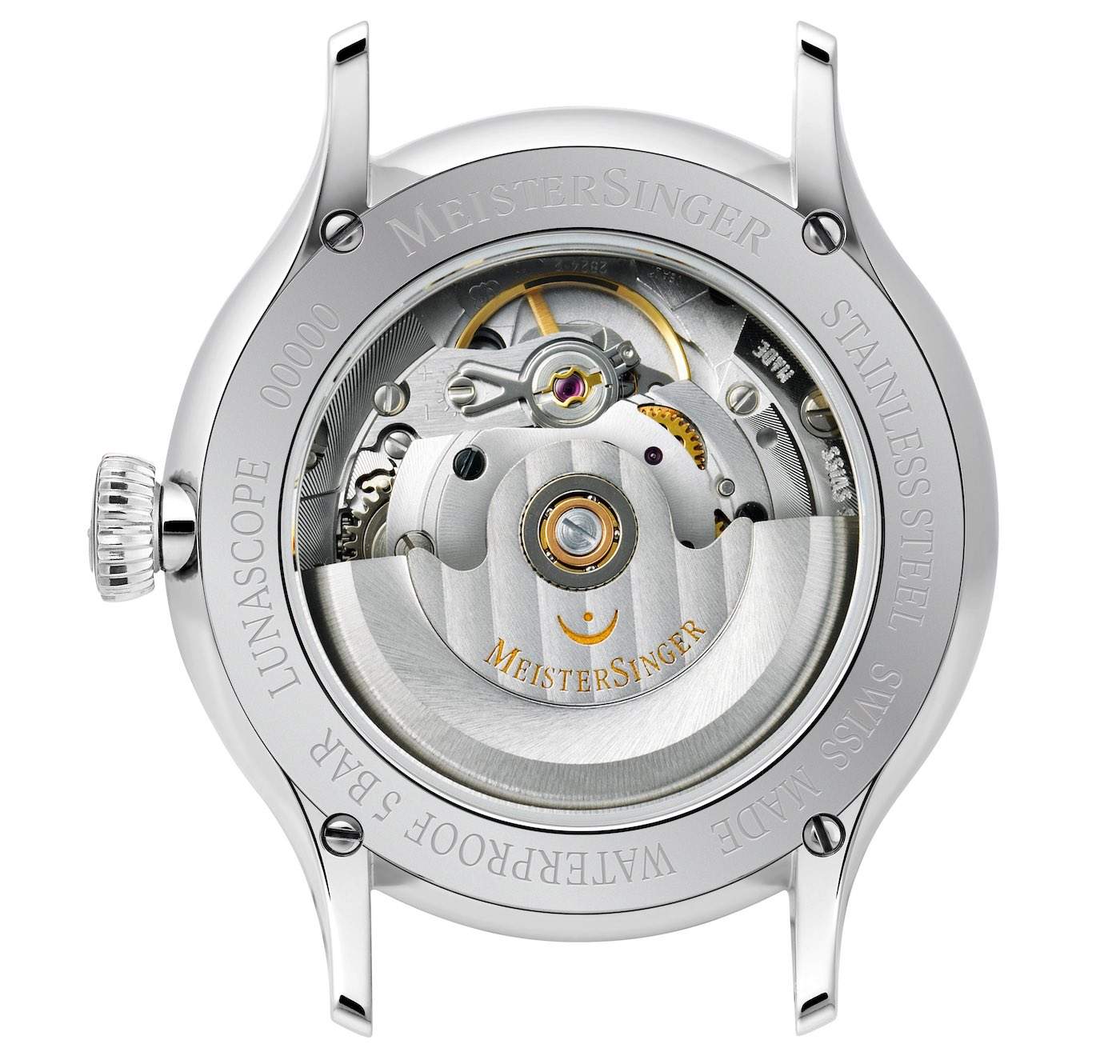 MeisterSinger Lunascope Gold Watch