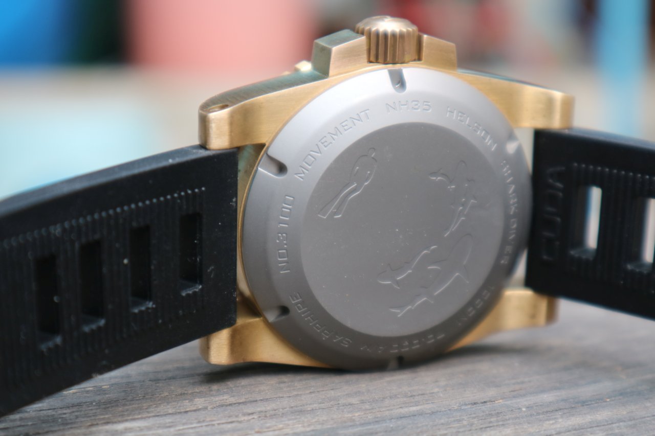 Helson Shark Diver Brass 45