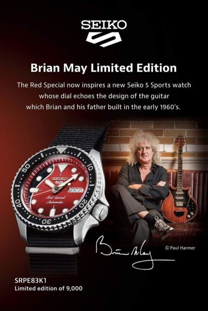 Seiko 5 Sports x Brian May Seiko 5 Sports x Brian May