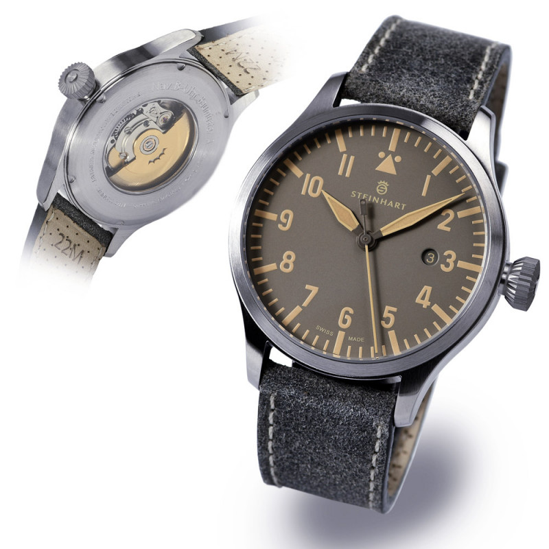 Steinhart Nav B-Uhr Date Vintage