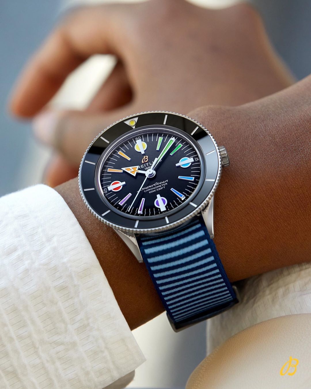 Breitling Superocean Heritage ’57 Capsule Collection เพิ่มความสนุกบนความหรู Breitling Superocean Heritage '57 Breitling Superocean Heritage '57,นาฬิกาดำน้ำย้อนยุค,Breitling Boutique Rainbow,รีวิว Breitling Superocean 57