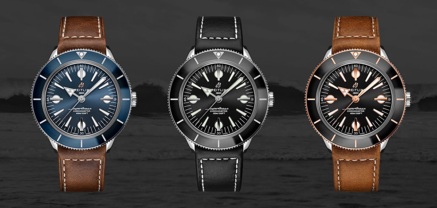 Breitling Superocean Heritage ’57 Capsule Collection เพิ่มความสนุกบนความหรู Superocean Heritage ’57