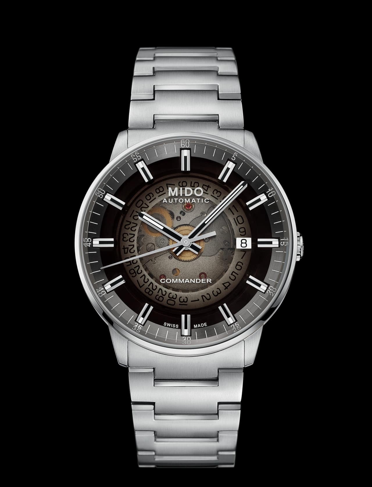Mido Commander Gradient เติมความสปอร์ตบนหน้าปัดใส Mido Mido