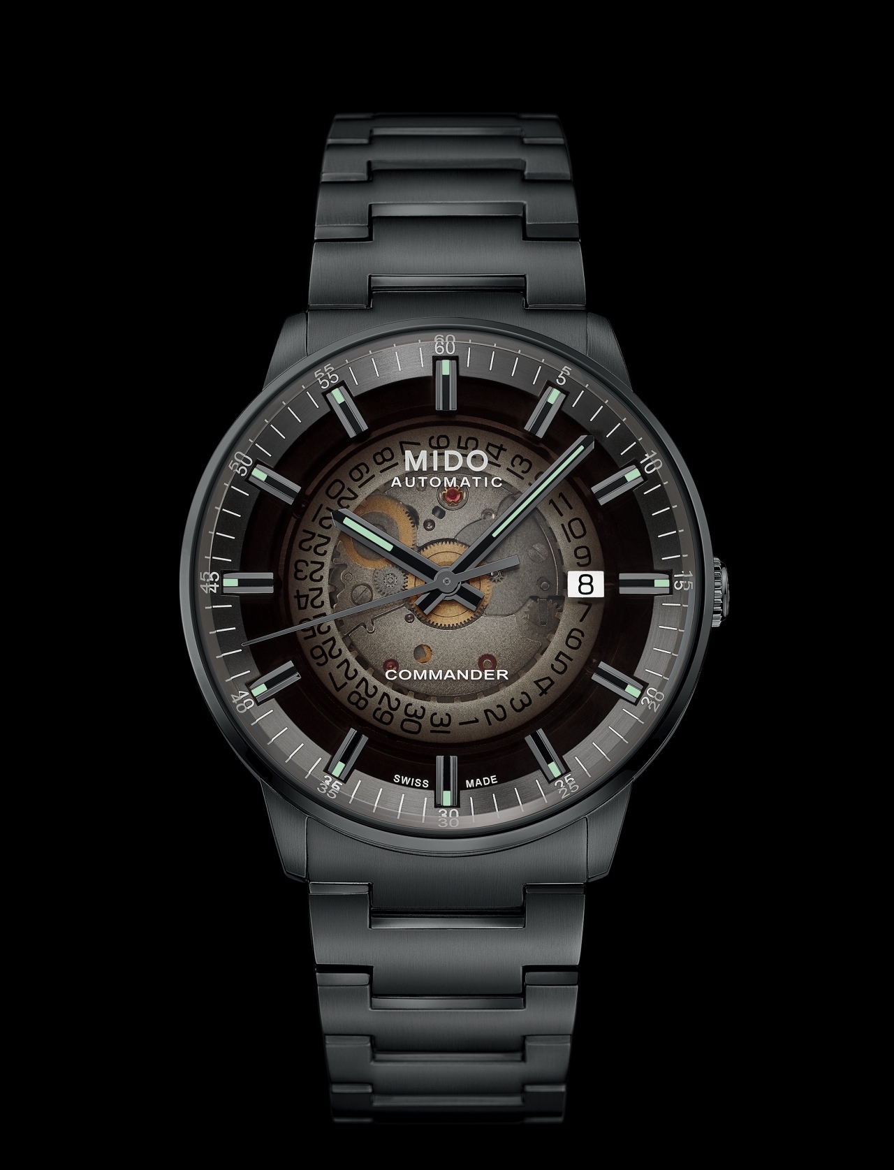Mido Commander Gradient เติมความสปอร์ตบนหน้าปัดใส Mido Mido