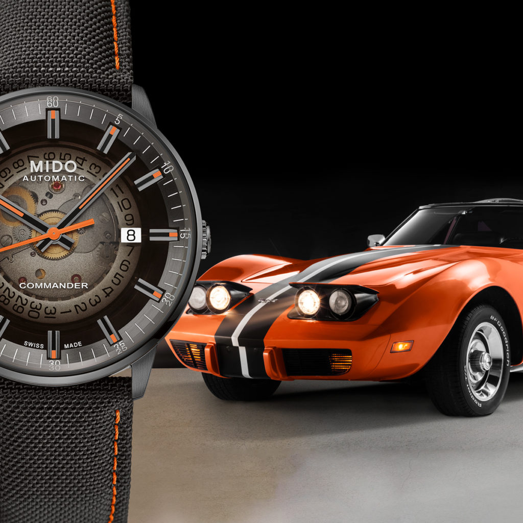 Mido Commander Gradient เติมความสปอร์ตบนหน้าปัดใส Mido Commander Gradient