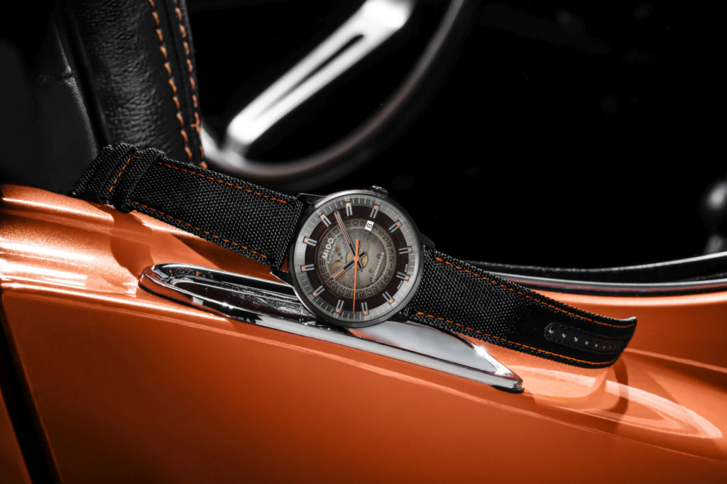 Mido Commander Gradient เติมความสปอร์ตบนหน้าปัดใส Mido Commander Gradient