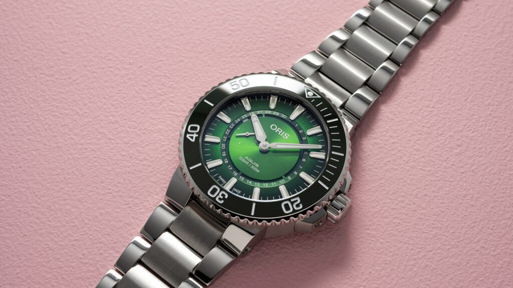 Oris Aquis Hangang Limited Edition สีเขียวเพื่อความสะอาดของแม่น้ำ Hangang Oris Aquis Hangang