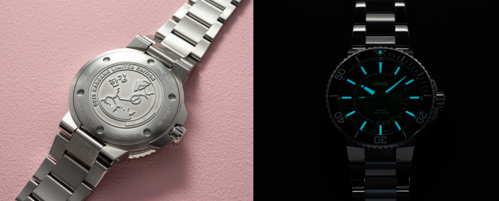 Oris Aquis Hangang Limited Edition สีเขียวเพื่อความสะอาดของแม่น้ำ Hangang Oris Oris