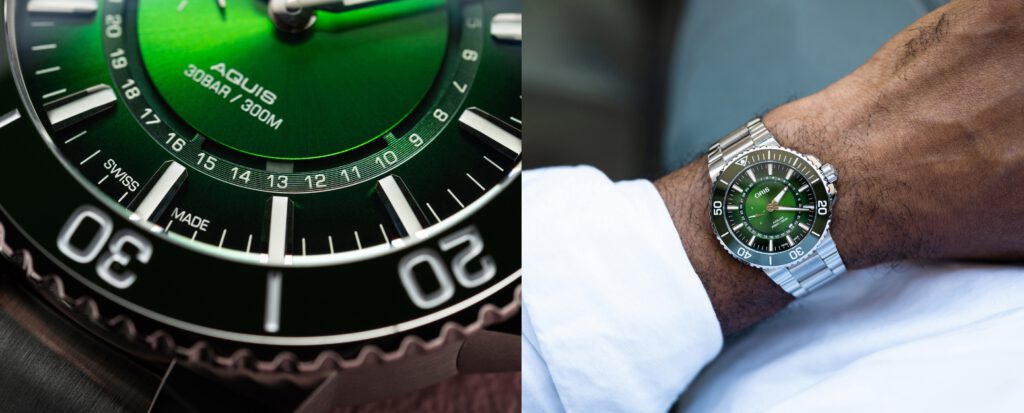 Oris Aquis Hangang Limited Edition สีเขียวเพื่อความสะอาดของแม่น้ำ Hangang Oris Oris