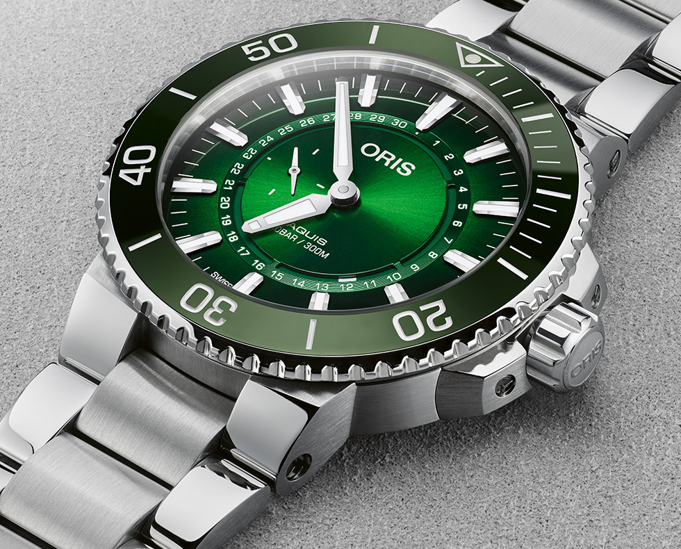 Oris Aquis Hangang Limited Edition สีเขียวเพื่อความสะอาดของแม่น้ำ Hangang Oris Aquis Hangang