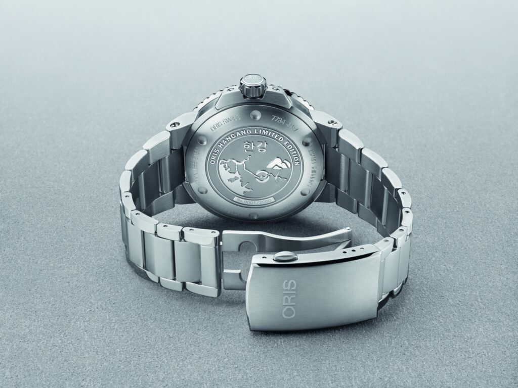 Oris Aquis Hangang Limited Edition สีเขียวเพื่อความสะอาดของแม่น้ำ Hangang Oris Aquis Hangang