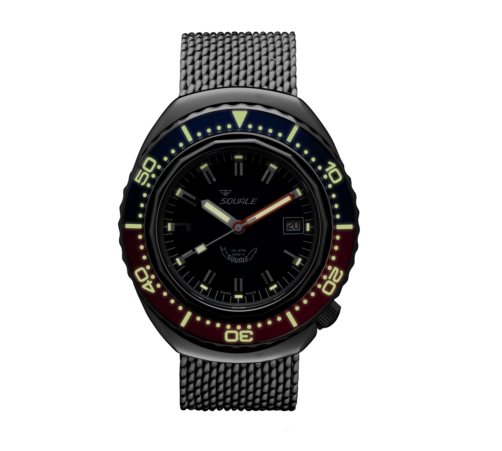 Squale 2002-A Blue-Red