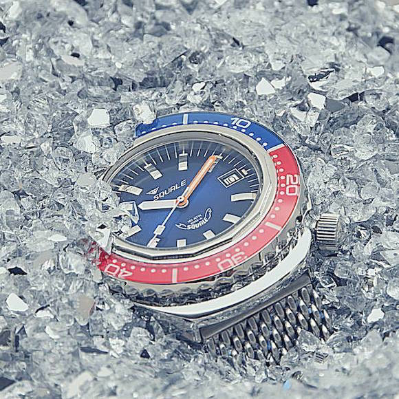 Squale 2002-A Blue-Red