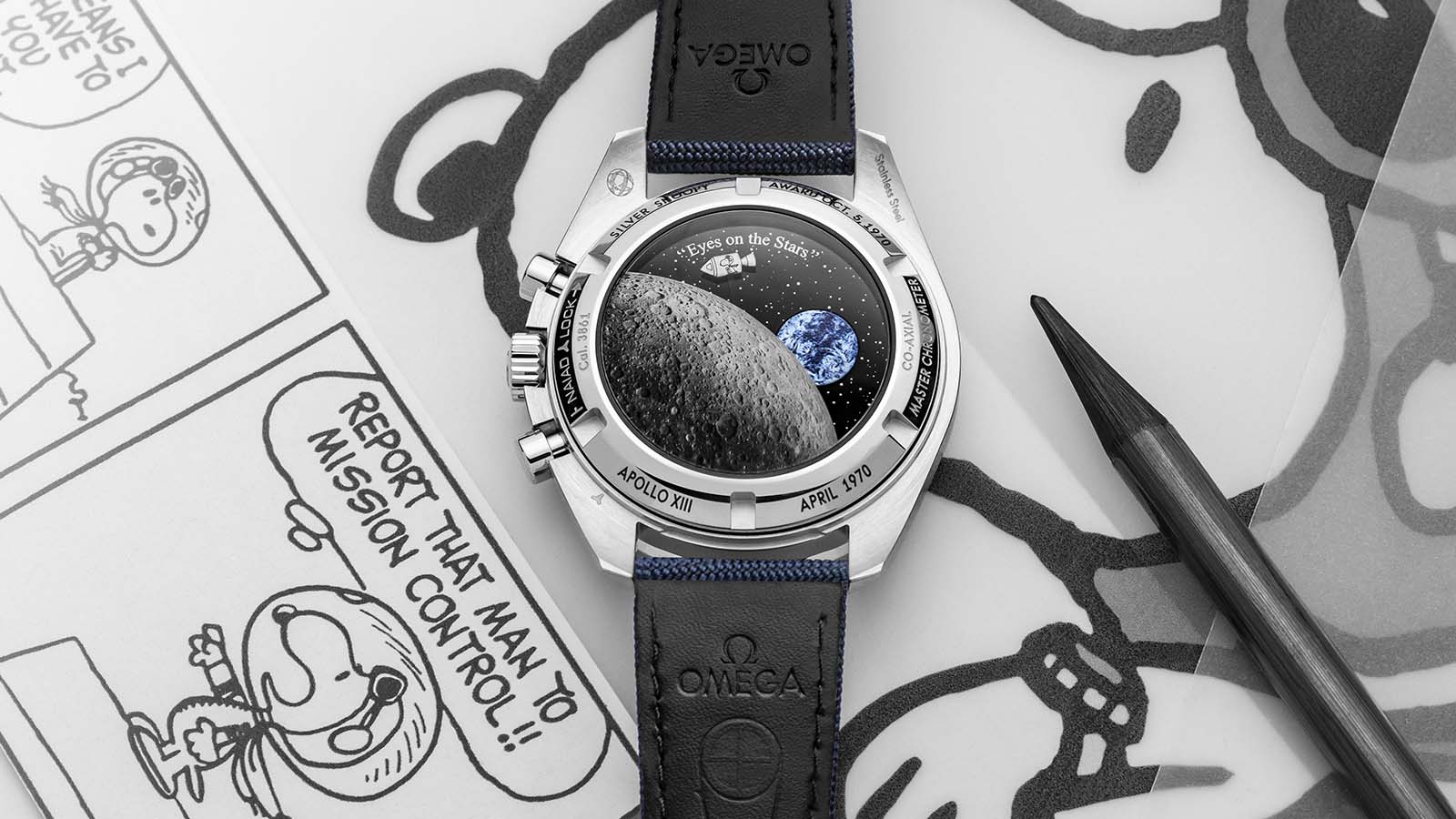 Omega Speedmaster Silver Snoopy Award