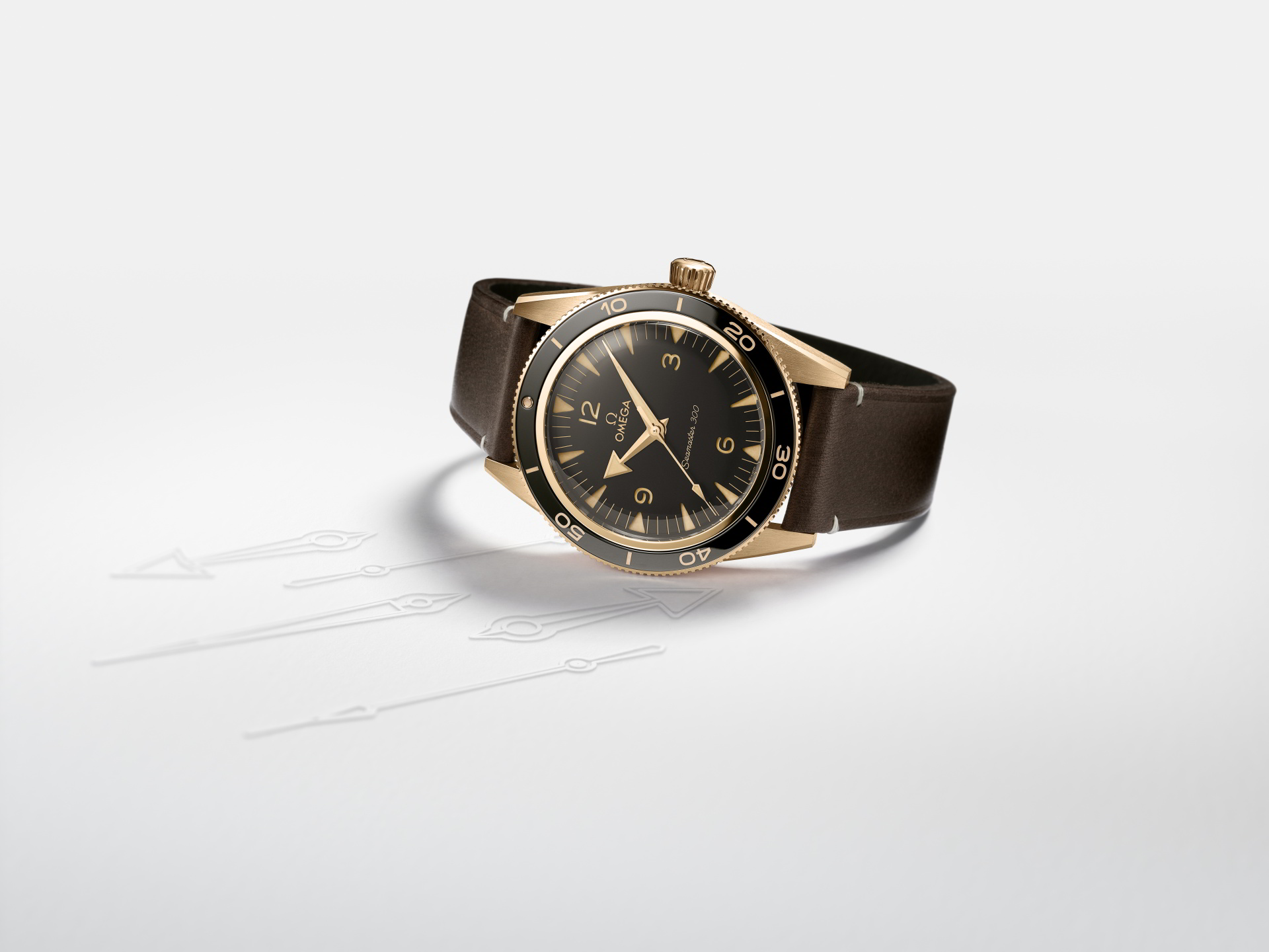 Omega Seamaster 300 Bronze Gold ทางเลือกใหม่ด้วยตัวเรือนบรอนซ์ Omega Seamaster 300