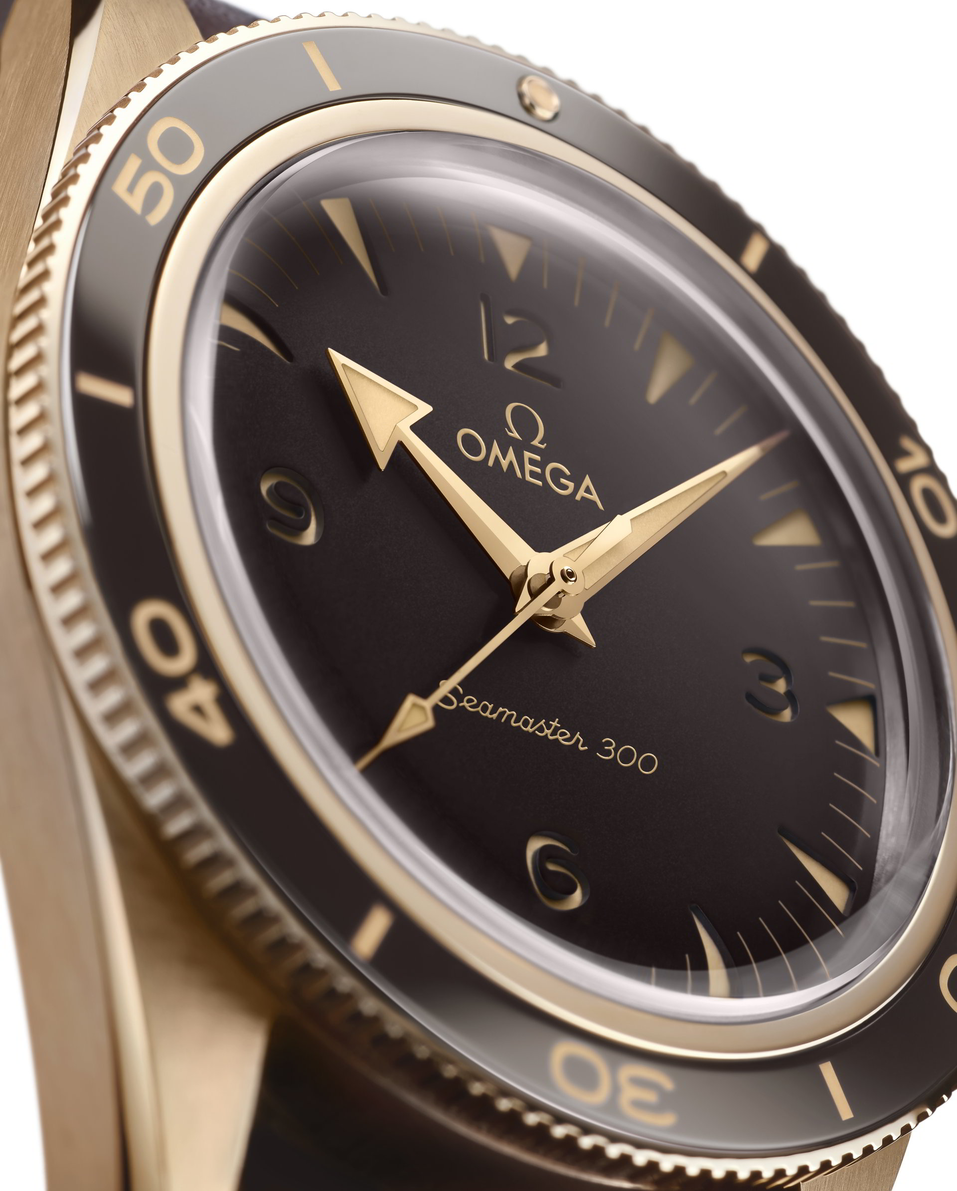 Omega Seamaster 300 Bronze Gold ทางเลือกใหม่ด้วยตัวเรือนบรอนซ์ Omega Seamaster 300