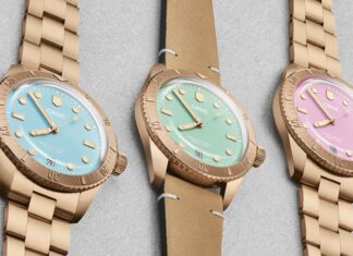 Oris Divers Sixty-Five Cotton Candy