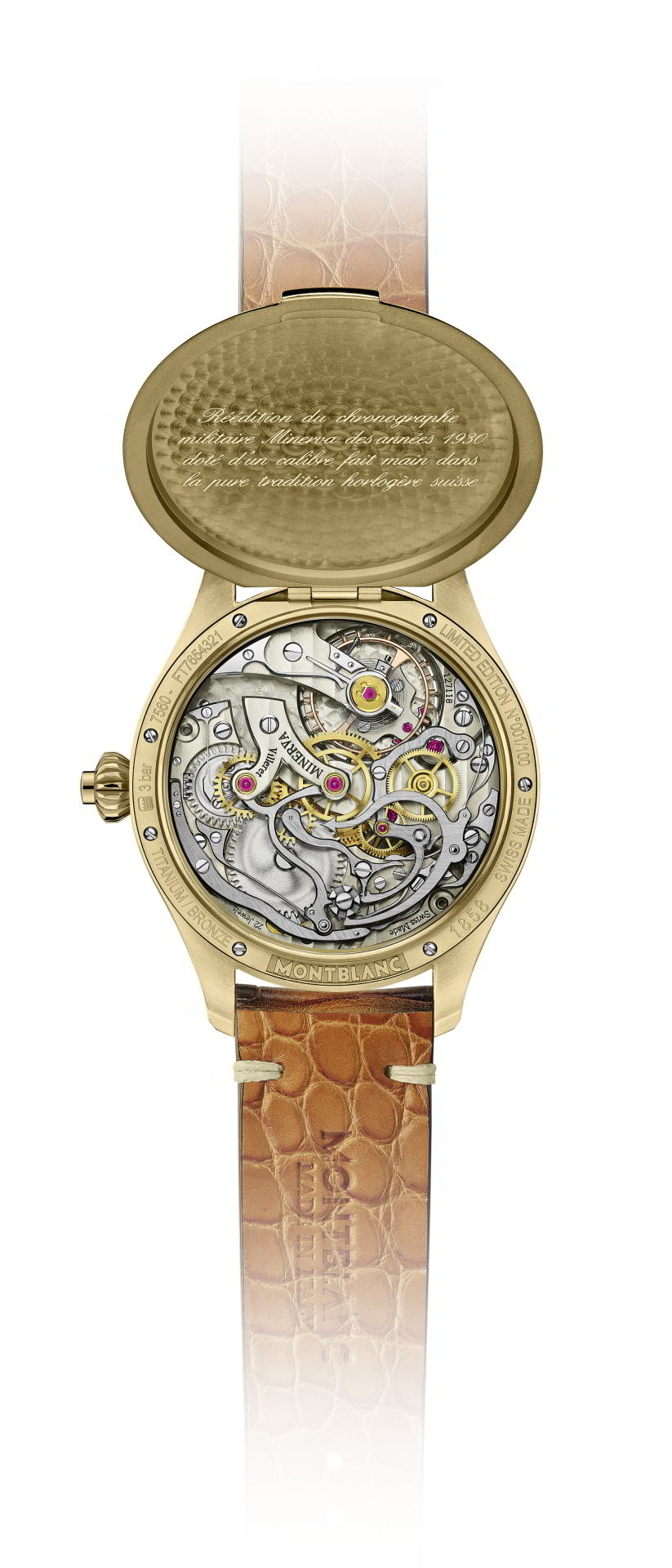 Montblanc 1858 Monopusher Chronograph Origins Limited Edition 100 ขอคาราวะต่อต้นกำเนิดของ Minerva Montblanc 1858 Monopusher Chronograph Origins