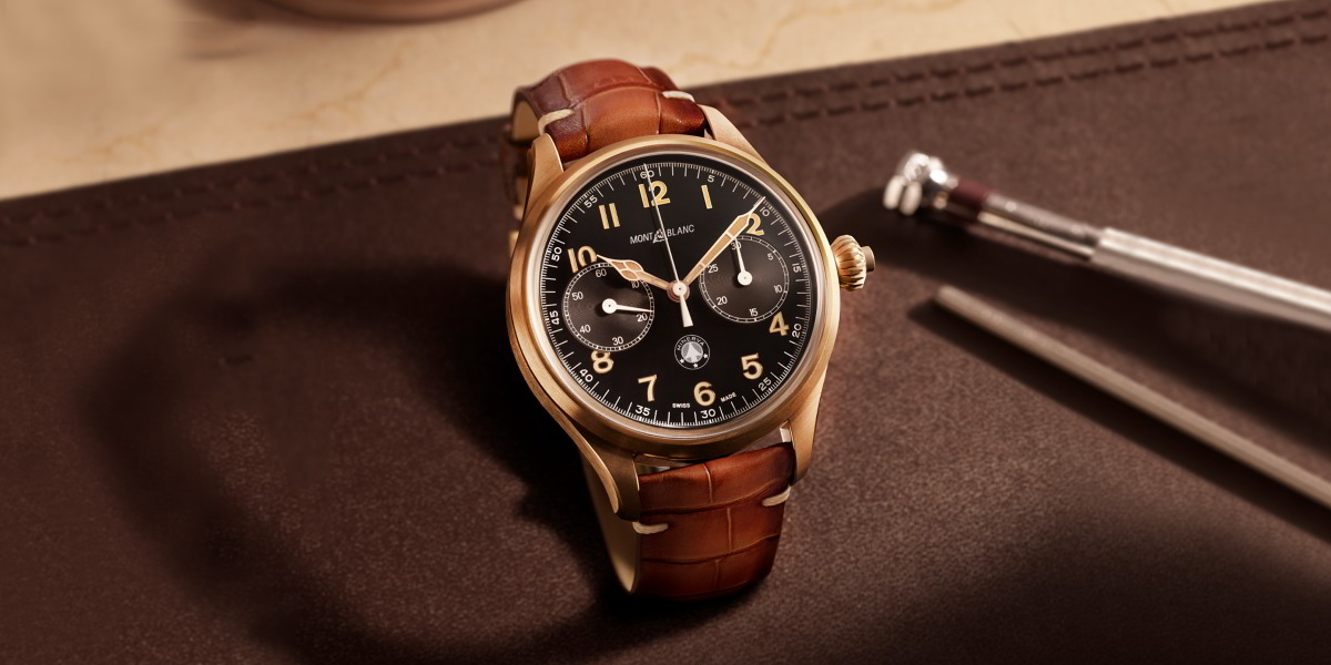 Montblanc 1858 Monopusher Chronograph Origins Limited Edition 100 ขอคาราวะต่อต้นกำเนิดของ Minerva Montblanc 1858 Monopusher Chronograph Origins