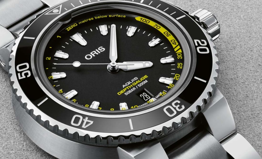 Oris Aquis Depth Gauge