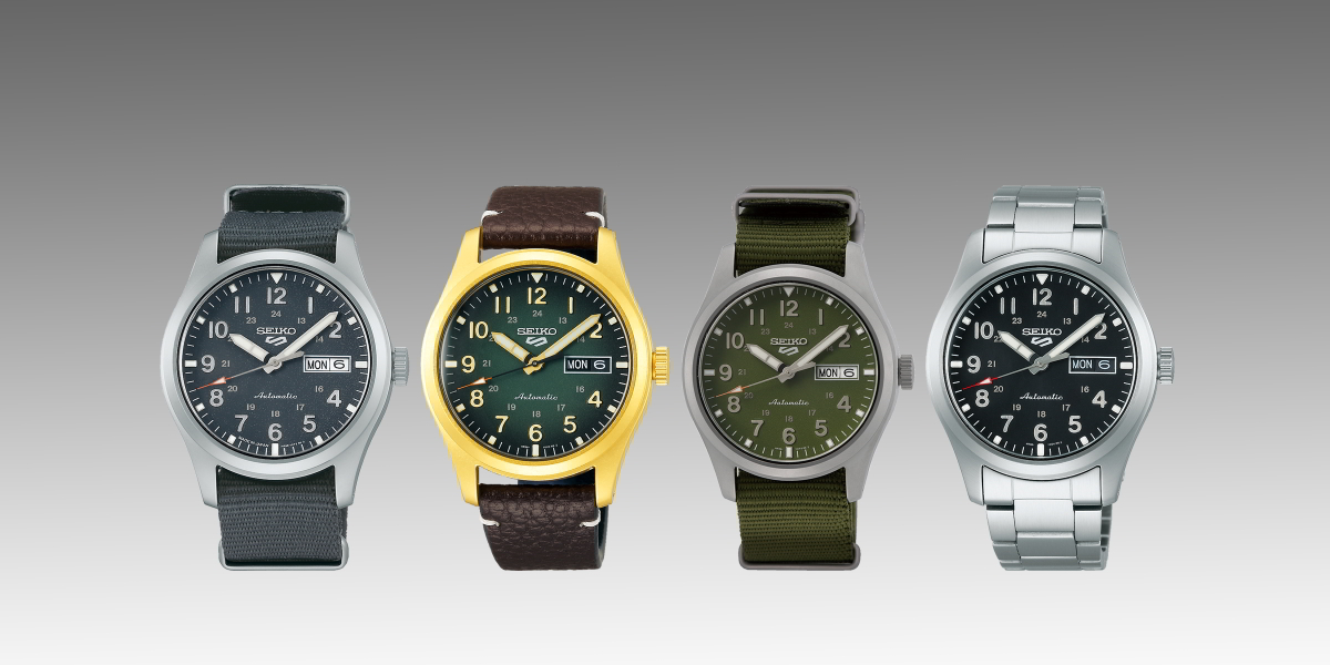 Seiko 5 Sports Field Watch Style