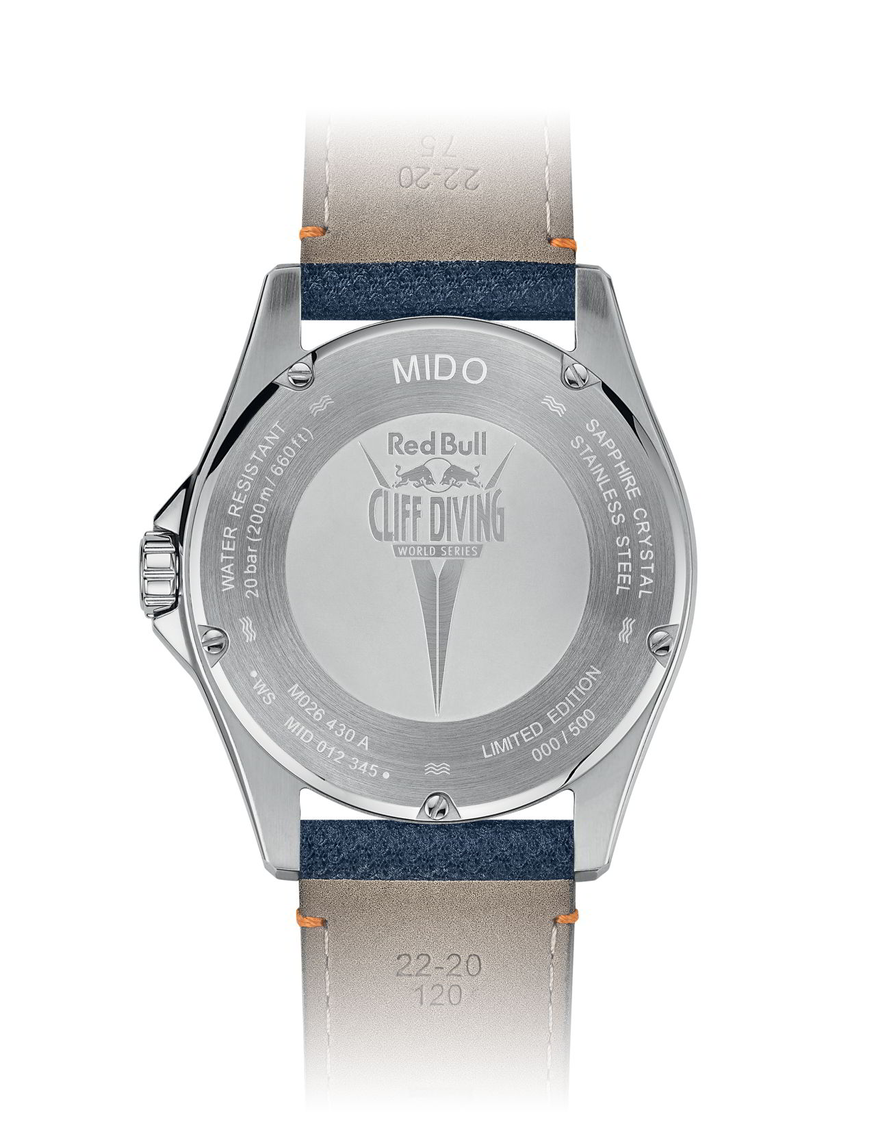 Mido Ocean Star 200 Red Bull Cliff Diving Limited Edition ความพิเศษที่มีเพียง 500 เรือน Mido Ocean Star 200 Red Bull Cliff Diving Limited Edition