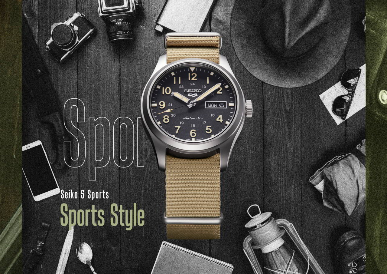 Seiko 5 Sports Military
