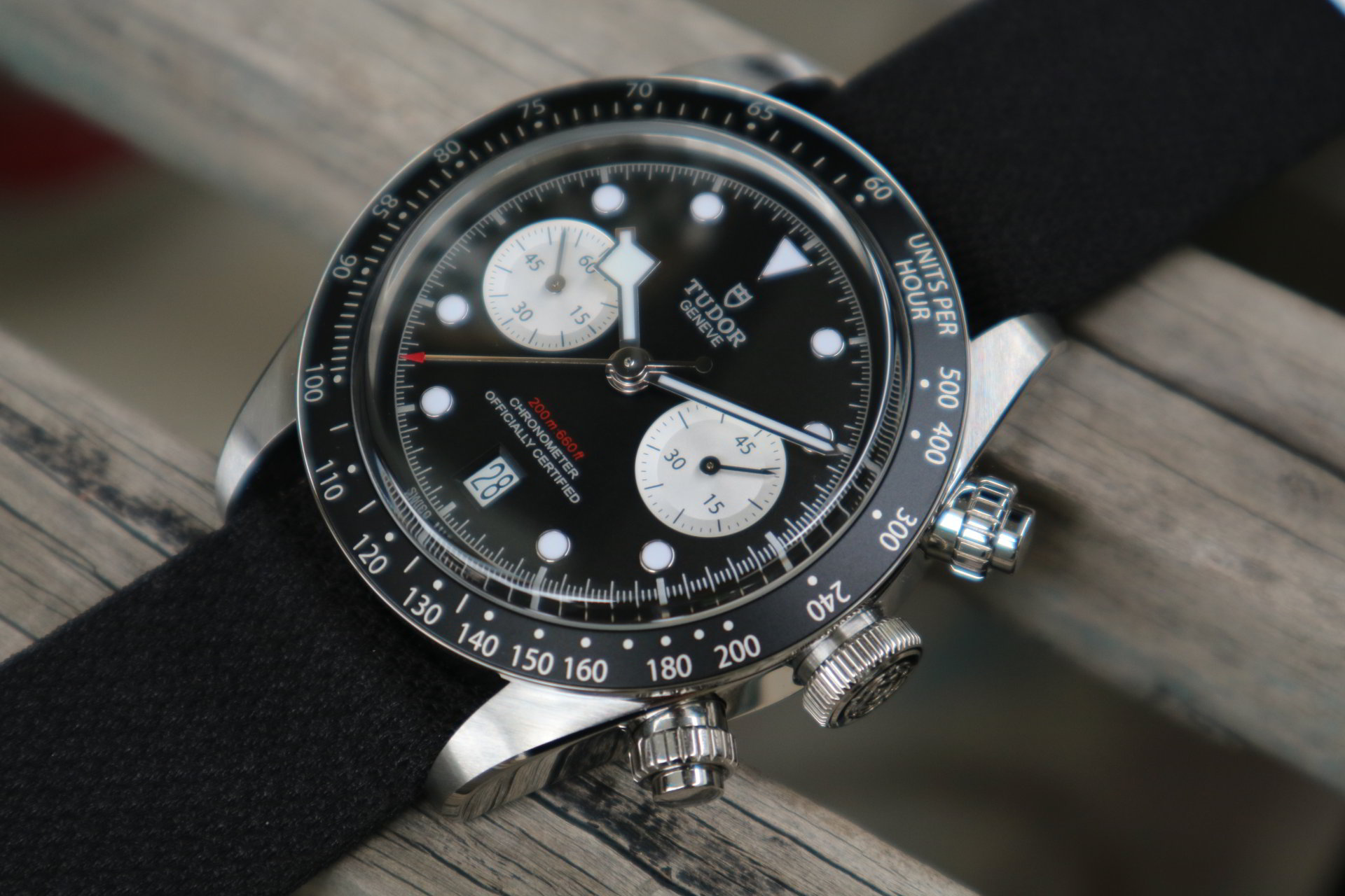 Tudor Black Bay Chrono Panda Dial
