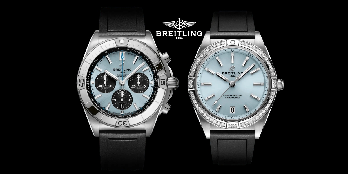 Breitling Chronomat Ice Blue เพิ่มสีหน้าปัดใหม่ให้รุ่น B01 42 และ 36 มม. Breitling Chronomat Ice Blue