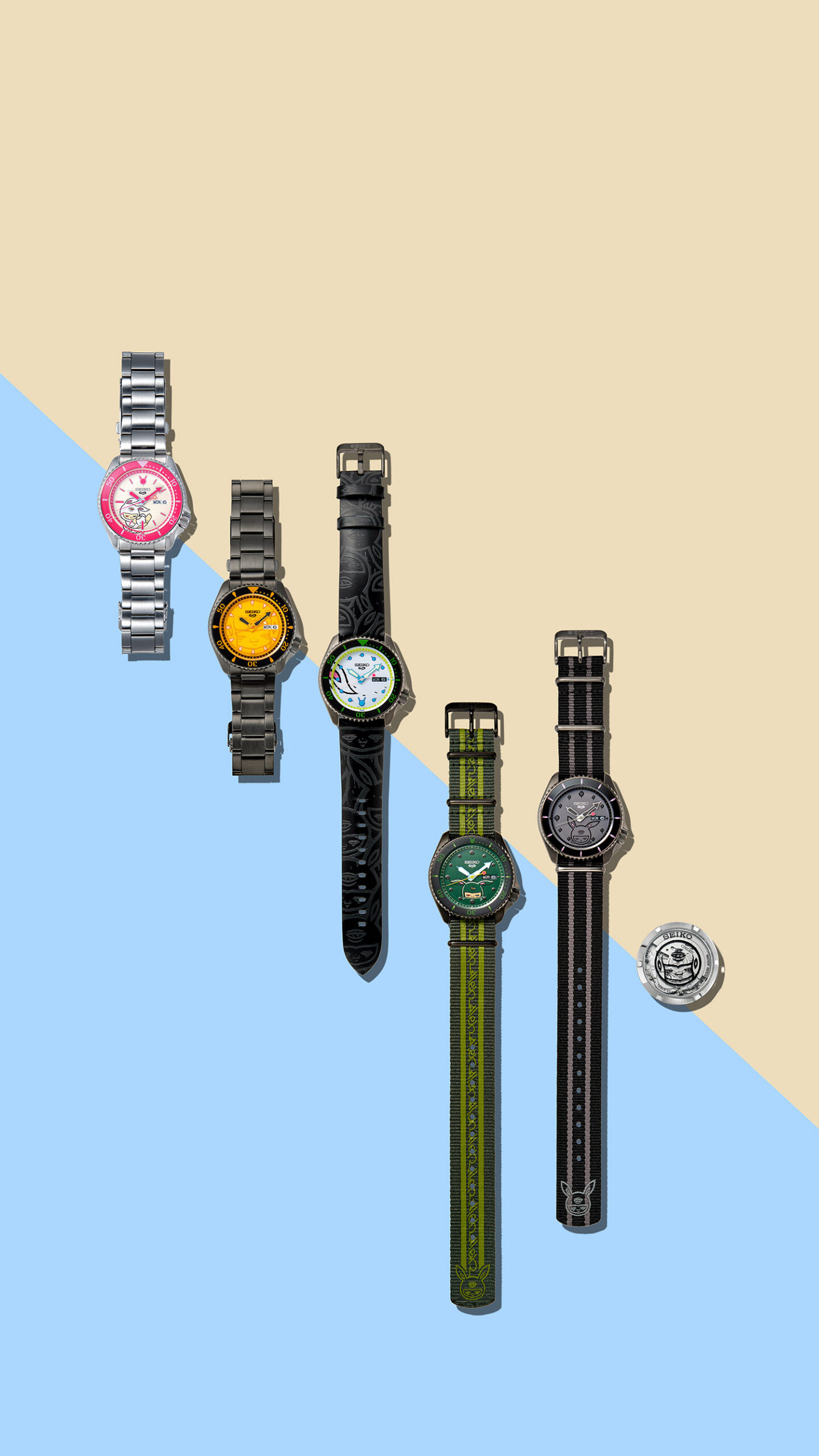 Seiko 5 Sports x Alex Face