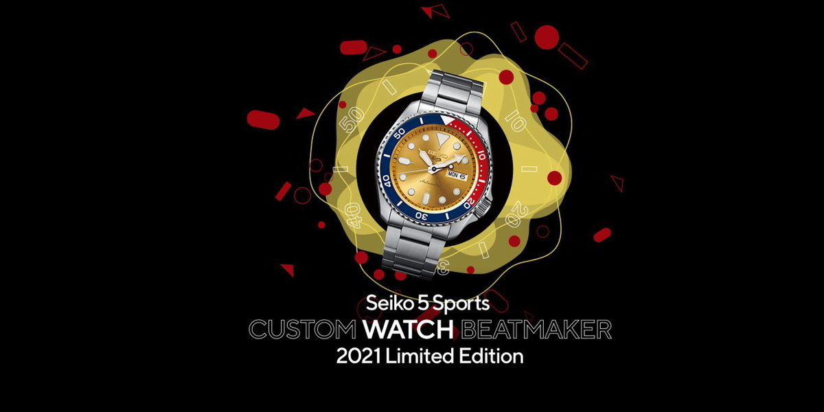 Seiko 5 Sports Custom Watch Beatmaker 2021