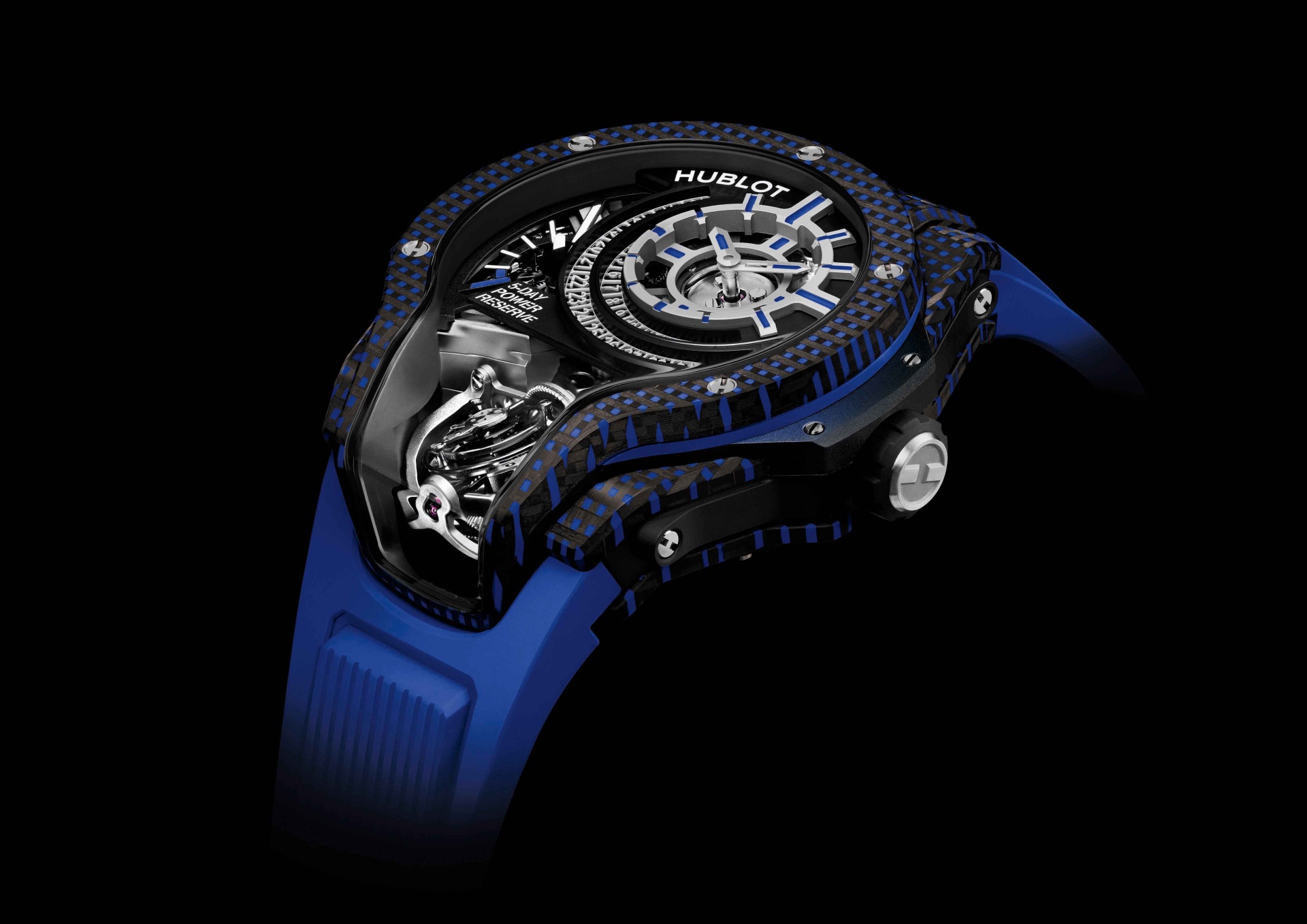 Hublot MP-09 Tourbillon Bi-Axis 5 Days Power Reserve 3D Carbon