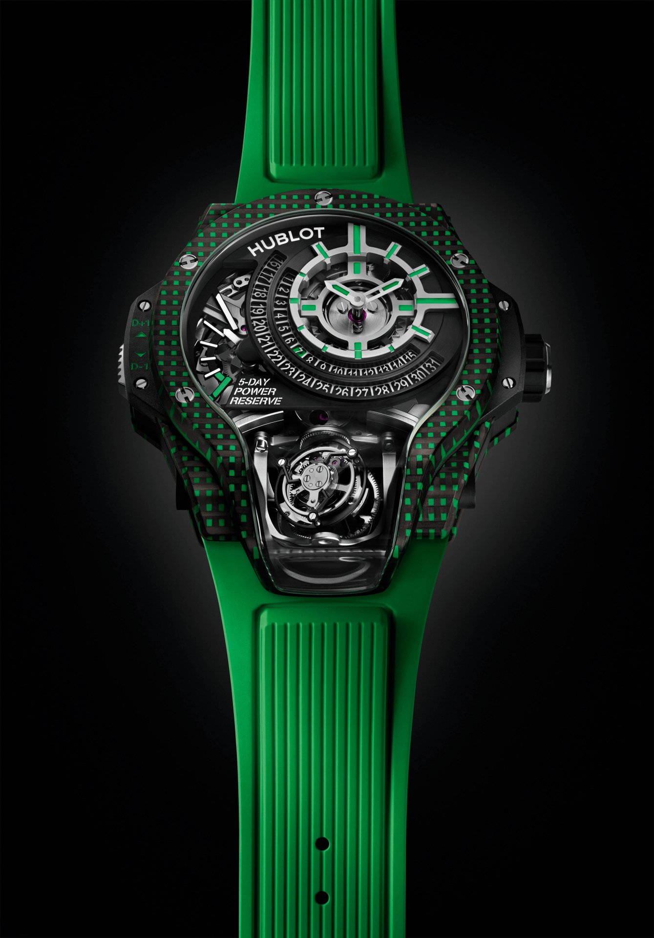 Hublot MP-09 Tourbillon Bi-Axis 5 Days Power Reserve 3D Carbon