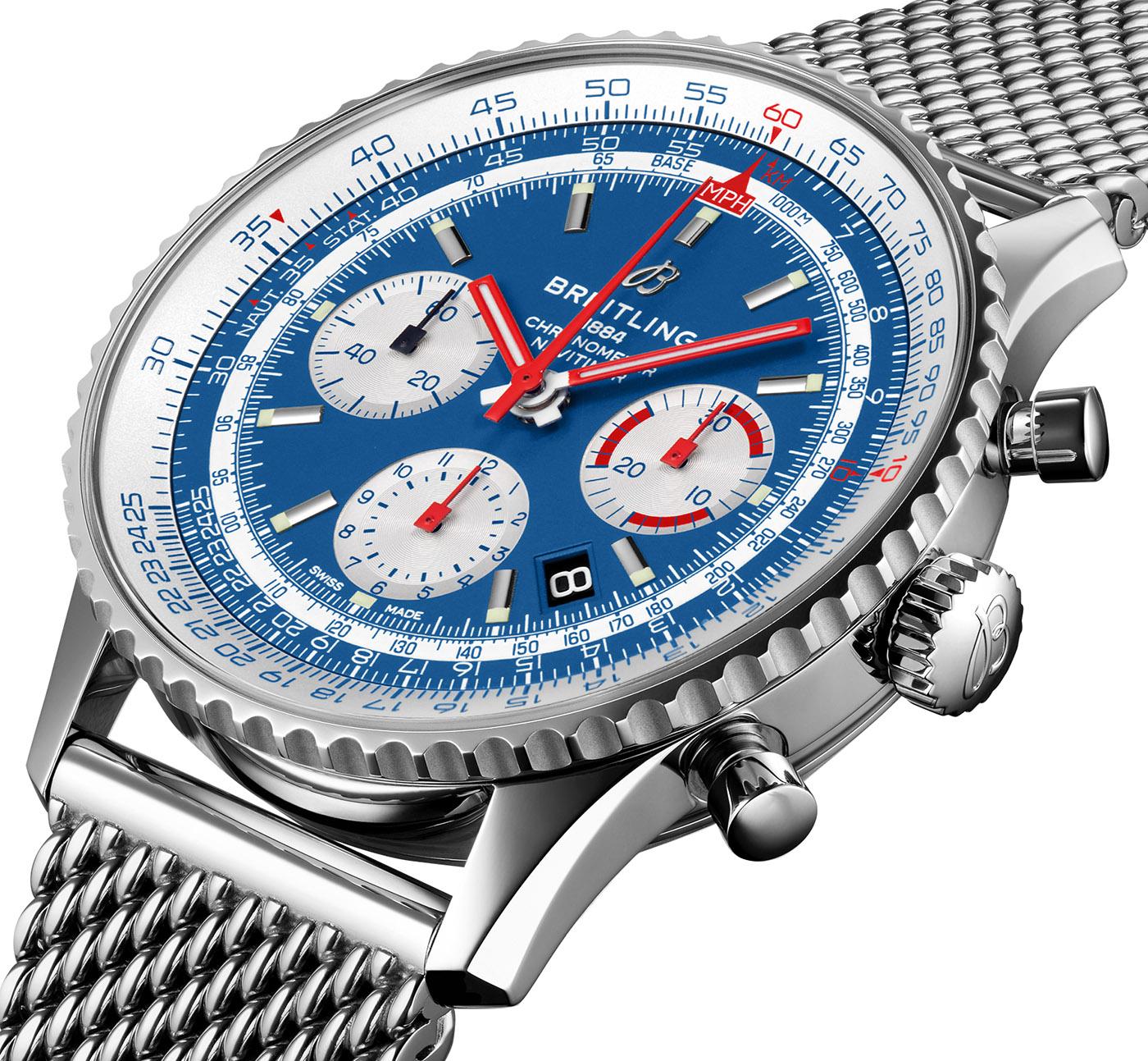 Breitling Navitimer B01 Chronograph 43 American Airlines ผลิตจำกัดเพื่อคนรักสายการบิน Breitling Navitimer B01 Chronograph 43 American Airlines