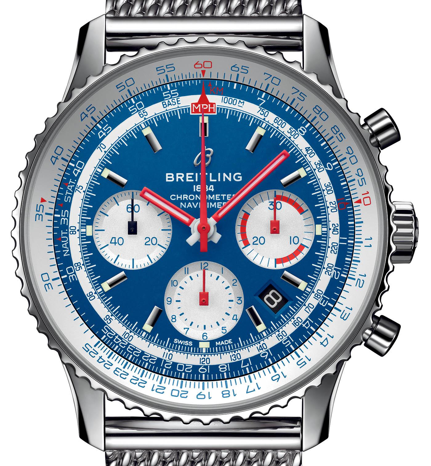 Breitling Navitimer B01 Chronograph 43 American Airlines ผลิตจำกัดเพื่อคนรักสายการบิน Breitling Navitimer B01 Chronograph 43 American Airlines