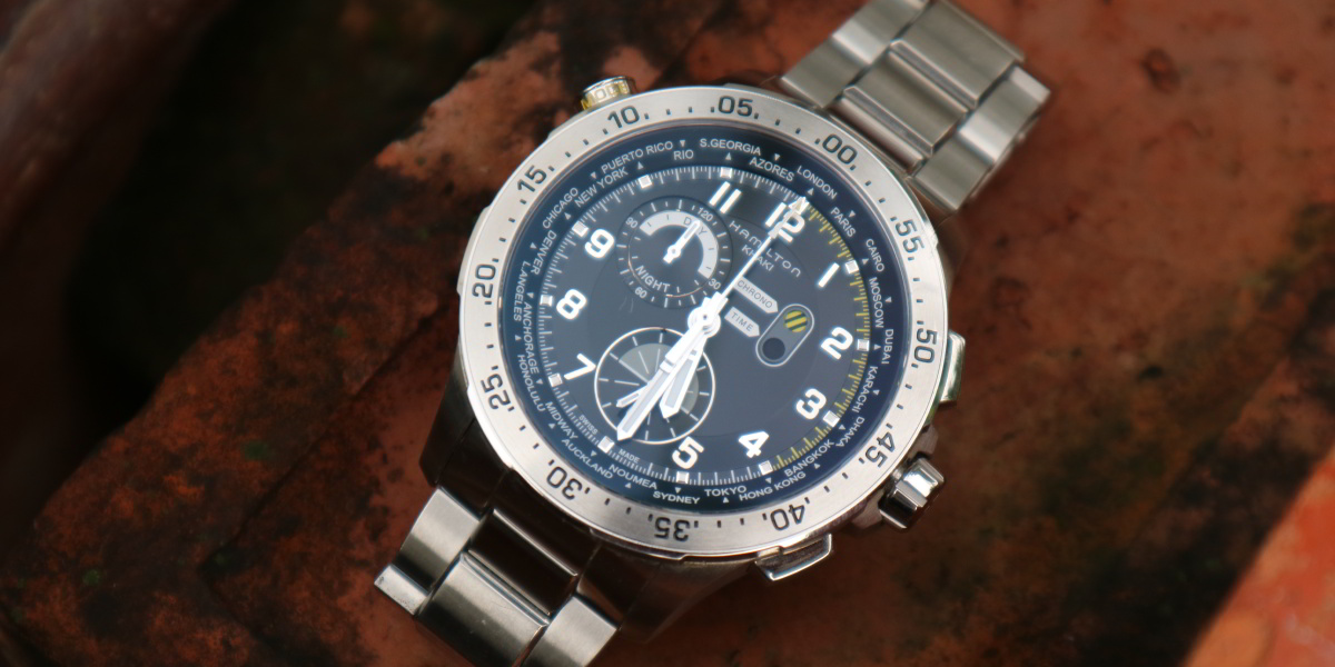 Hamilton Khaki Aviation Worldtimer Chrono