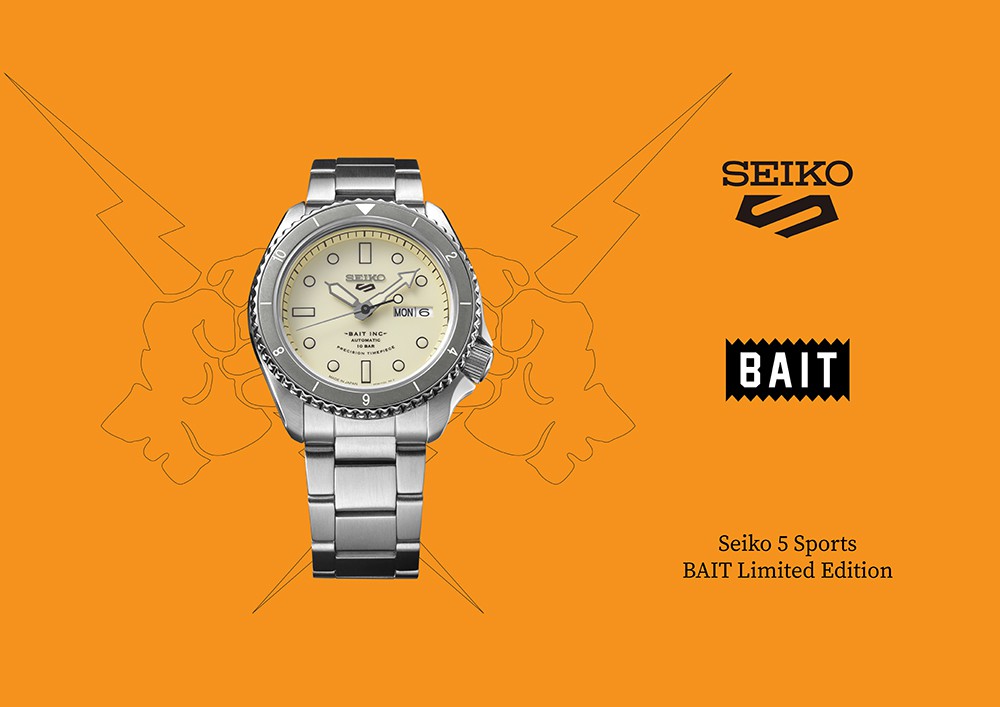Seiko 5 Sports x BAIT