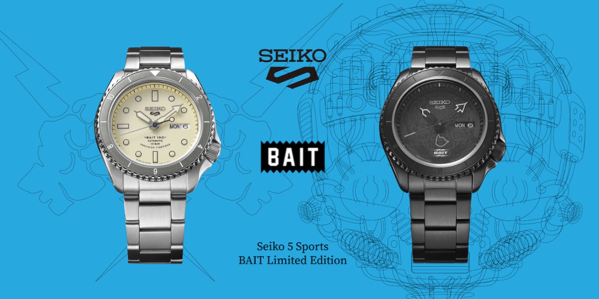 Seiko 5 Sports x BAIT