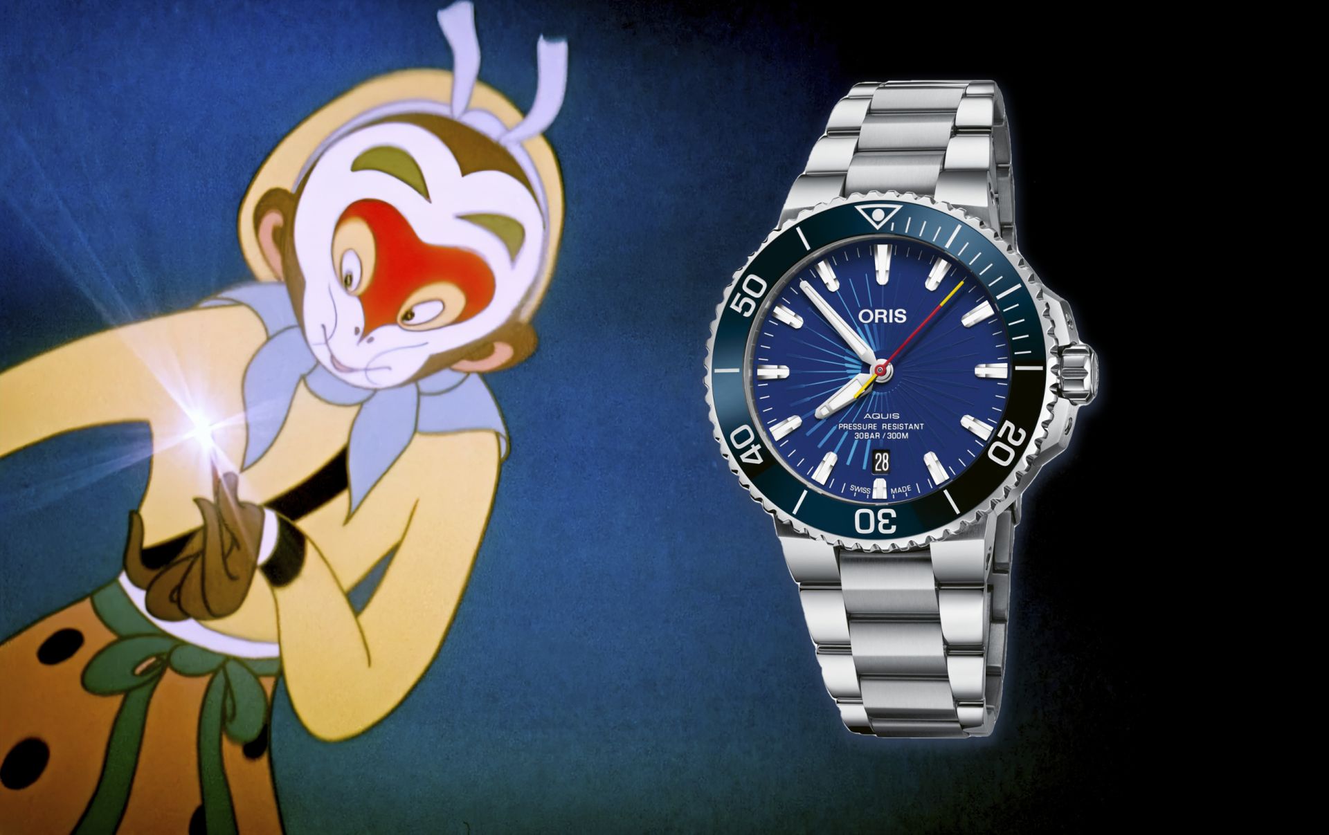 Oris Aquis Date Sun Wukong