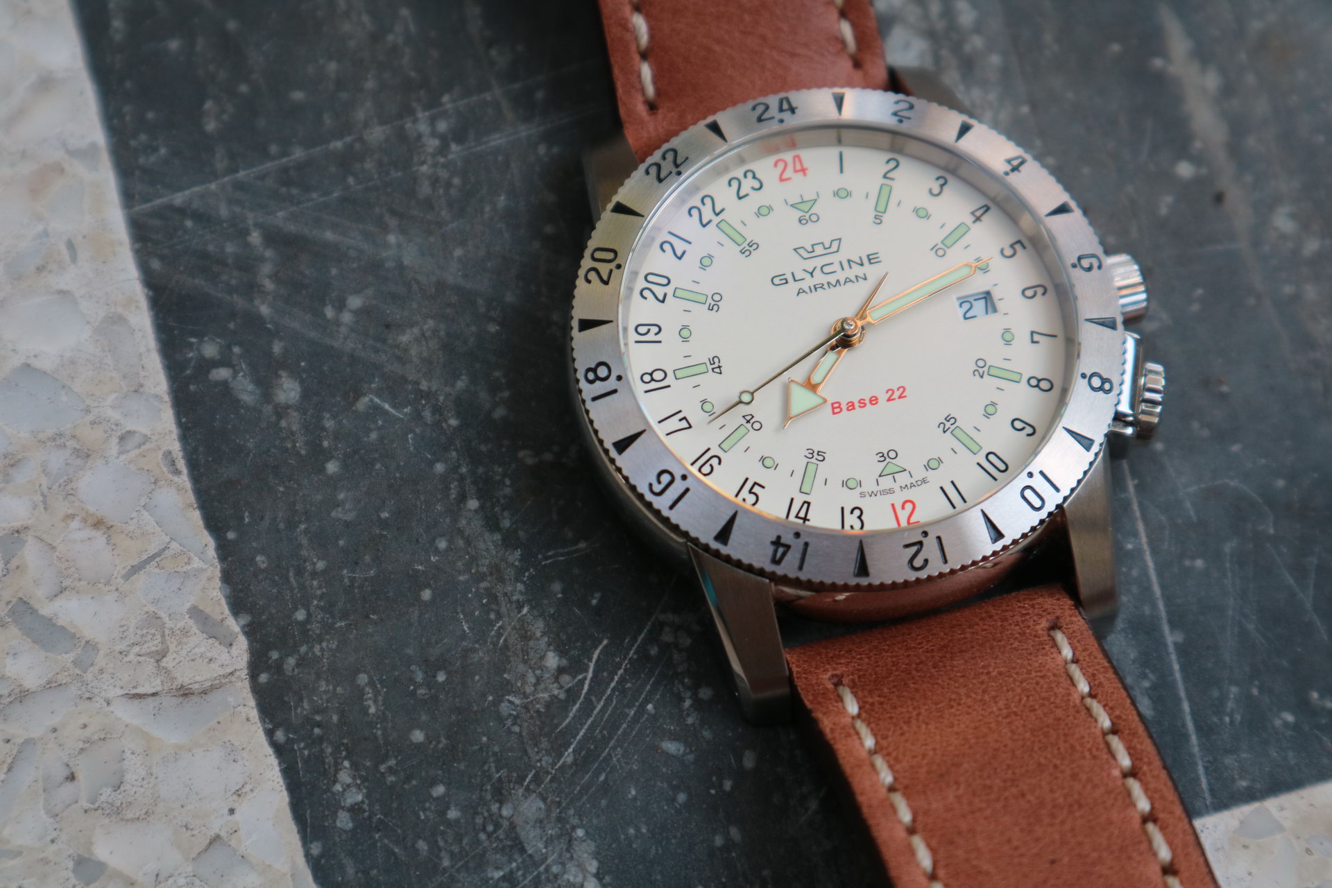 Glycine Airman Base 22 Purist สานต่อตำนานเดินวันละรอบจากรุ่นดั้งเดิม Glycine Airman Base 22 Purist