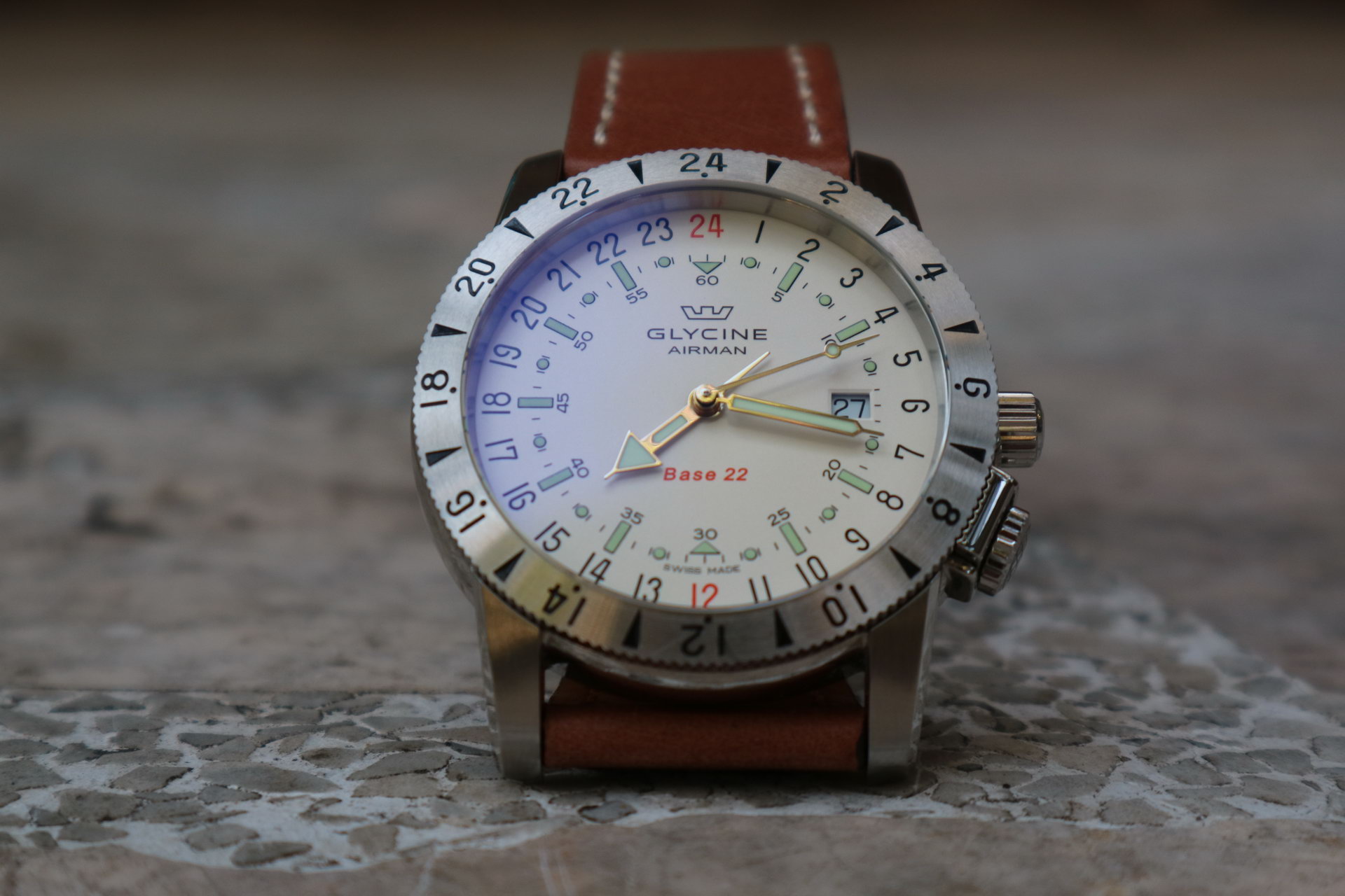Glycine Airman Base 22 Purist สานต่อตำนานเดินวันละรอบจากรุ่นดั้งเดิม Glycine Airman Base 22 Purist